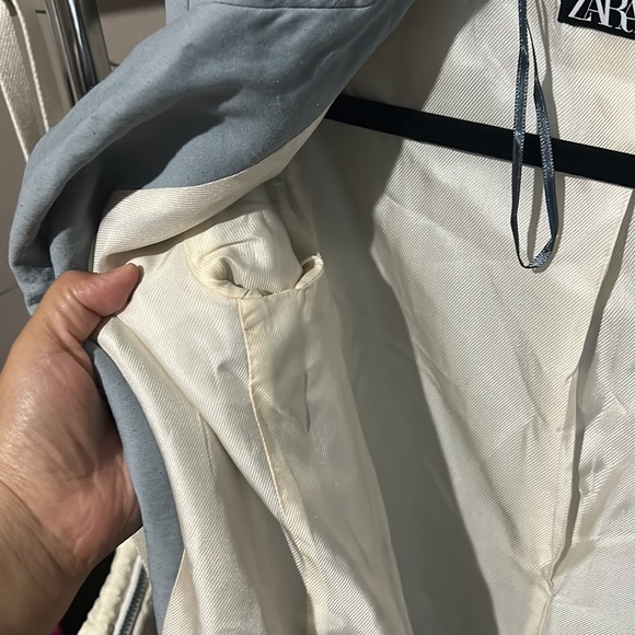 Zara Powder Blue Open Blazer - Picture 8 of 8